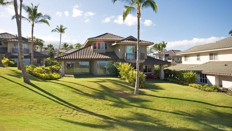 Townhomes overlooking  golfing and ocean scenery