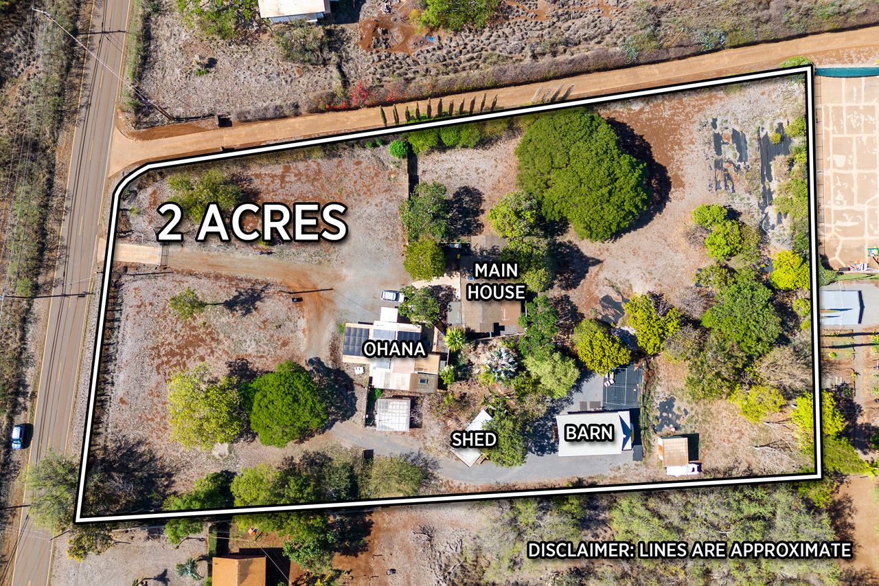 2 Acre gated estate: 